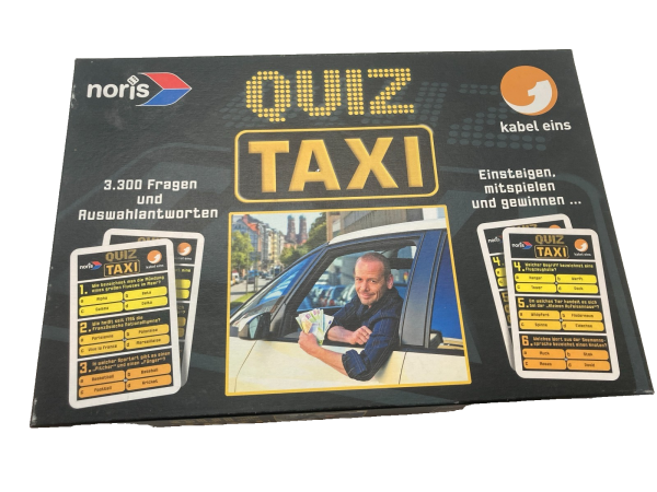 Quiz Taxi Noris Brettspiel Quizspiel Fragen & Antworten vollständig