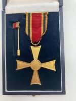 Bundesverdienstorden - Verdienstkreuz am Bande + Nadel  Steinhauer+Lück