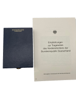 Bundesverdienstorden - Verdienstkreuz am Bande + Nadel  Steinhauer+Lück