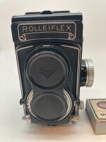 Rolleiflex T Modell 3 TLR Schwarz - Carl Zeiss Tessar 1:3.5/75mm Sammler