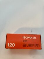 AGFA Isopan 21 ASA 100 für schwarzweiß Bilder, OVP