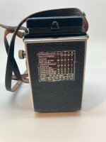 Rolleiflex Kamera DRP 842985 DRGM - Carl Zeiss Tessar - mit Ledertasche, OVP