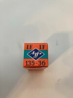 Agfa Isopan IF 135-36, Kassette, 17 DIN, ASA 40, Ablaufdatum Januar 1974, OVP