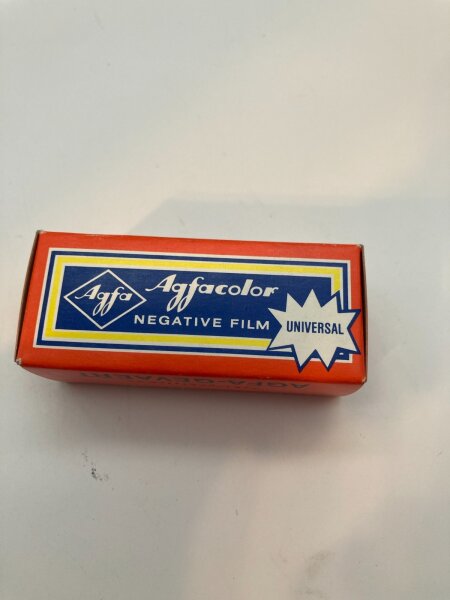 Agfa Agfacolour, Negative Film, CN17-120, 17 DIN, Ablaufdatum März 1974, OVP