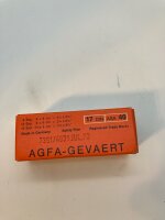 Agfa Agfacolour, Negative Film, CN17-120, 17 DIN, Ablaufdatum Juli 1972, OVP