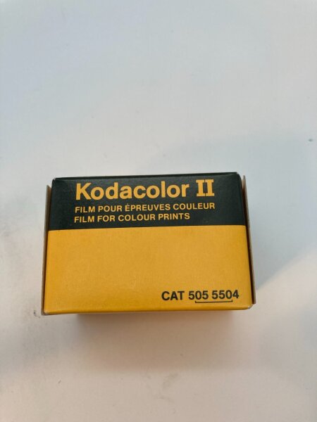 Kodacolour 2 Film C 135-36, CAR 505 5504, Ablaufdatum Juli 1980, ASA 100, 21 DIN
