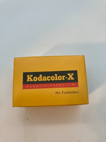 Kodacolor -X, CX 135-36,  Farbbilder, 20 DIN, ASA 80, Ablaufdatum Juli 1972
