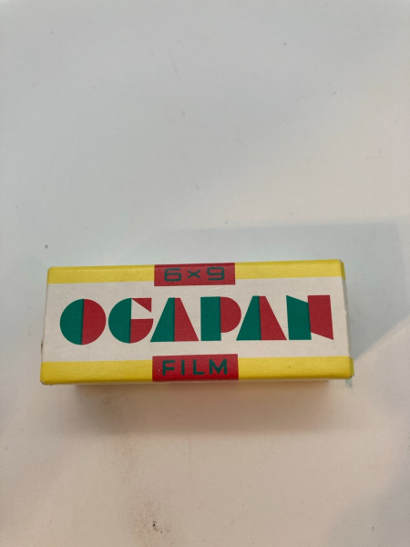 OgaPan, 6x9, 21 DIN, Holzspule, Panchromatisch, Ablaufdatum Dezember 1978, OVP