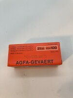 AGFA Isopan ISS 120, Safety Film, 21 DIN, ASA 100,  OVP, Ablaufdatum Januar 1975