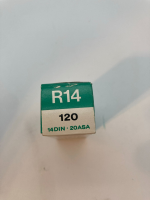 Efke R14 120, 14 DIN, 20 ASA, schwarz-weiß, OVP, Ablaufdatum Januar 1980