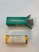 Efke R14 120, 14 DIN, 20 ASA, schwarz-weiß, OVP, Ablaufdatum Januar 1980