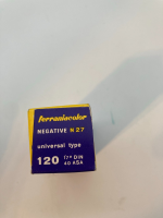 Ferraniacolor Negativa N27, 17 DIN, 40 ASA, OVP, Ablaufdatum Oktober 1967