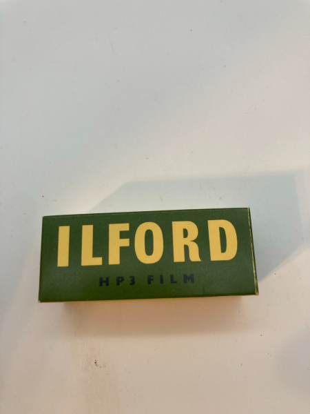 Ilford Limited HP3 Film, ASA 400, DIN 27, OVP, Ablaufdatum Juni 1969