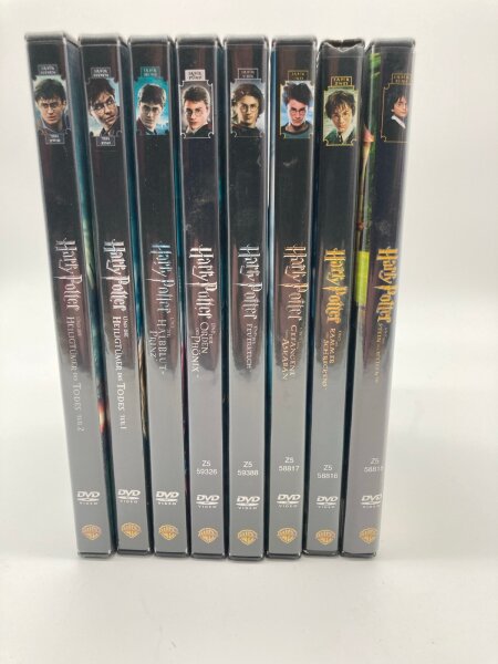 Harry Potter Teil 1-8/7.2 - DVD Film Sammlung